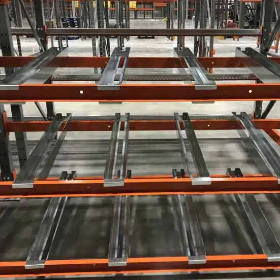 Bottle pick pallet racking