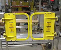 Dual industrial safety gate
