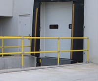 Warehouse handrail