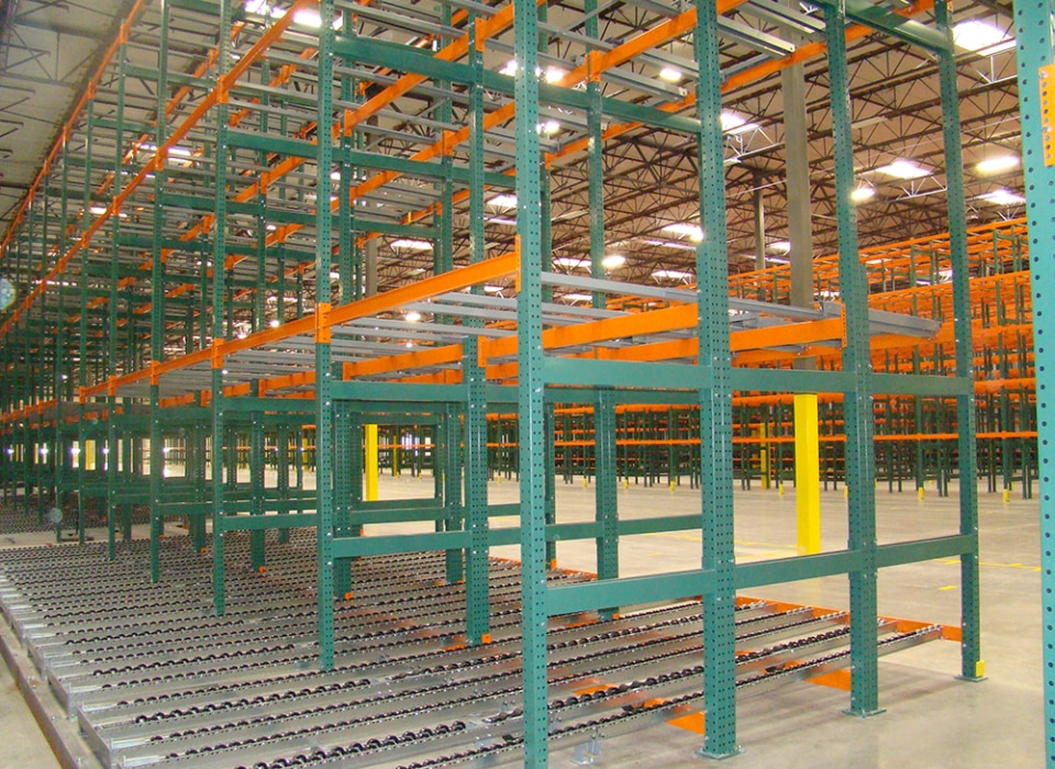 Hannibal pallet-flow racking