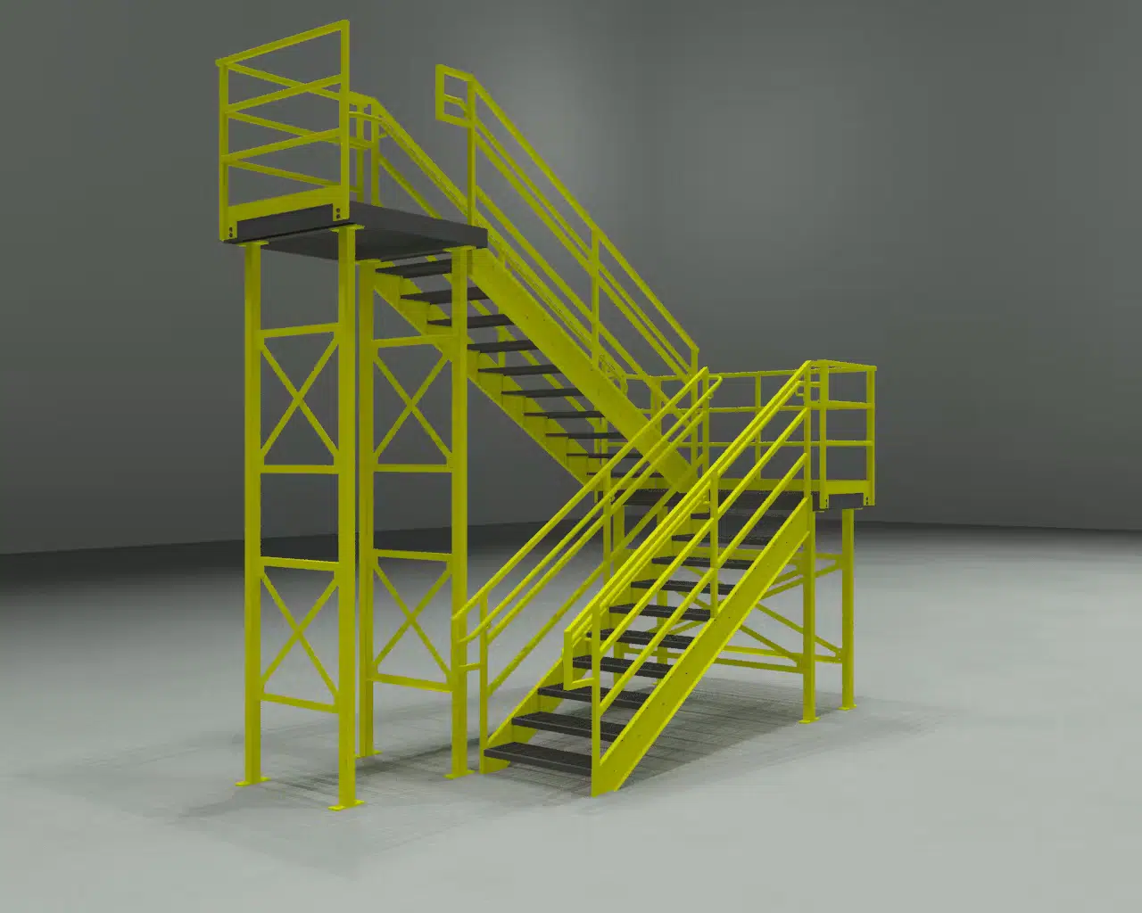 Heartland Steel Products stairs