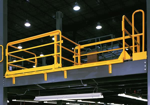 Mezzanine safety gate