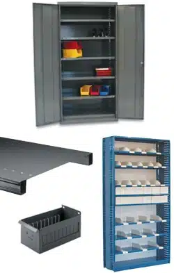 Steel shelving